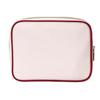 Conair Women's Double Zip Toiletry Travel Bag-Makeup Organizer-Gifts for Her, Pink, 1 Count (Pack of 12)