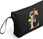 SEAMOON Bridesmaid Proposal Bridal Birthday Unique Gifts for Women Bride Friend Bestie Personalized Travel Make up Cosmetic Bag with Mirror Valentines Mothers Day Christmas Graduation E