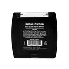 Palladio Brow Powder for Eyebrows, Soft and Natural Eyebrow Powder with Jojoba Oil & Shea Butter, Helps Enhance & Define Brows, Compact Size for Purse or Travel, Includes Applicator Brush, Dark Brown