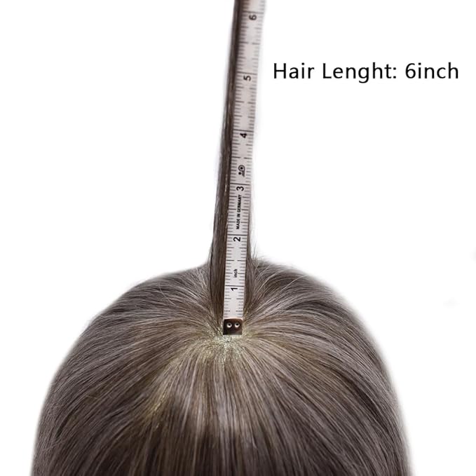 FACE MIRACLE Mens Toupee Lace Front Hairpieces Soft Human Hair Replacement System Natural Hairline Toupee for Men French Lace Mens hair Units 8"X10" #350 3# DARK BROWN WITH 50% SYNTHETIC GREY
