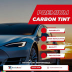 RockRose 1% Premium Carbon Car Window Tint Film 36 in x 15FT 2PLY Charcoal Privacy Film UV, Heat Blocking Tint for Car or Home Adhesive Film Easy Shrink, Plotter Friendly Pro Grade