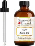Greenwood Essential Pure Amla Oil (Emblica officinalis) Oil with Glass Dropper 120ml (4 oz)