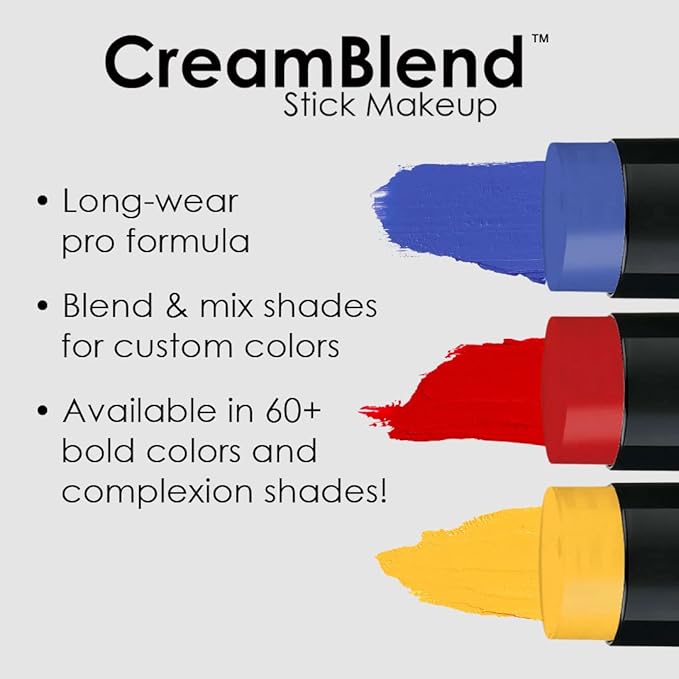 Mehron Makeup CreamBlend Stick - Body Paint (.75 oz) (Light Auguste)