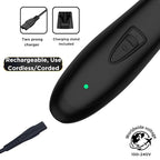 Supreme Trimmer T Shaper - Quiet Cordless Beard & Hair Trimmer for Men | 120 Min Runtime, Low Noise, Zero-Gap DLC Blade | Ideal for Sensitive Skin, Kids & Elderly | ST5206