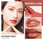 Oulac Moisturizing Red Lipstick for Women - Moisture Shine Hydrating Lipstick & Tinted Lip Balm for Dry Lips, Medium Coverage Lip Color | Juicy Look, Glossy Finish, Vegan, Cruelty-Free (16)