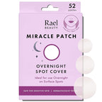Rael Pimple Patches - Miracle Overnight Spot Cover, Thicker & Extra Adhesion, Hydrocolloid Acne Pimple Patch for Face, Zits & Blemishes, Korean Skin Care, 3 Sizes (52 Count)