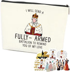 Fun Cosmetic Bag and 5 Stickers Hamil-ton Musical Gifts Musical Gifts for Music Lovers Hamil-ton Gifts Musical Gifts for Ladies She I'll Send Armed Armies to Remind You of My Love