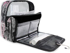 Hanging Toiletry Bag Eiffel Tower Paris Lovers Street Portable Travel Cosmetic Makeup Bag Bathroom Shower Shaving Kit Organizer Bag for Men Women