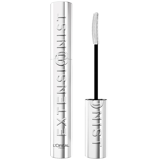 L'Oreal Paris Extensionist Mascara, Lengthening, Volumizing, and Curling Formula For a Lash Extension Eye Makeup Look, Washable Black