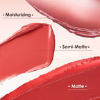 Catkin Moist Lipstick Hydrating High Impact Color Infused with Vitamin E and Avocado Oil Smooth Soft Texture Long Lasting Rose Glow Finish 136