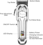 SURKER Mens Hair Clippers Cord Cordless Hair Trimmer Professional Haircut Kit for Men Rechargeable LED Display