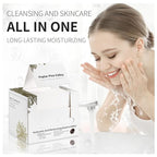 Face Cleaning Towels, Makeup Remover Dry Wipes, Hyaluronic Acid, Skincare Towels for Face, Cleansing and Moisturizing, Cotton, Thick Soft, Travel, 50 Ct, 1 Pack