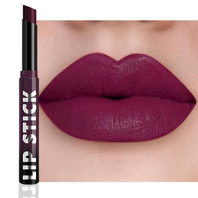 Matte Lipstick Crayon for Women, Pink Nude Lip Stick Pencil 24 Hour Long Lasting Waterproof, Non-Drying Hydrating Formula Lip Gloss Makeup, Vegan & Cruelty-Free, 08