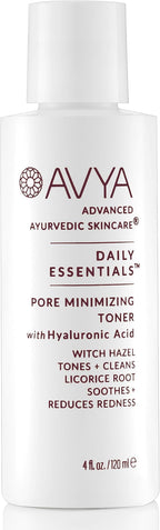 AVYA Pore Minimizing Toner (4 fl oz) - Infused with Hyaluronic Acid, Witch Hazel for Toning and Cleansing, Licorice Root for Soothing and Redness Reduction