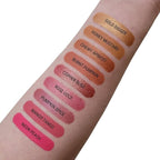 Aromi Matte Liquid Lipstick | Long-lasting, Bright Peachy Coral Lip Color, Vegan, Cruelty-free, Gluten Free Waterproof (Neon Peach)