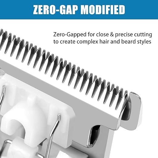 2 Pack 02144 Replacement Detachable T Blade Compatible with Wahl Trimmers 9864/9864SS/9686/9818A/9854L/9876L/9854 /WSS3L/SS2L etc - Japanese Stainless Steel 40mm Replacement Trimmer Blade #02144