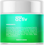 Hemp Cream with Menthol, MSM & Arnica – Lightweight, Fast-Absorbing Moisturizing Cream – Refreshing, Non-Greasy Formula for Nourished Skin – 2 Fl Oz