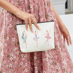 fkovcdy Cute ballerina makeup bag watercolor ballet dancing girl dancer gift recital gift little girl teen student ballet lover 10