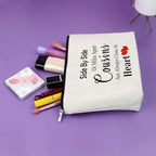 Cousin Gifts for Women Makeup Bag Birthday Gifts for Favorite Cousin Inspirational Gifts for Cousin Cosmetic Bag Encouragement Gifts for Sister Christmas Graduation Gifts Travel Pouch