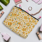 3pcs Colorful Flower Makeup Bag, Retro Botanical Flower Cosmetic Bag, Christmas Wedding Anniversary Birthday Friendship Gifts for Women Girls Best Friends Sister Bestie Grandma Travel Toiletry Bag