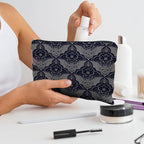 Gothic Makeup Bag - Halloween Bat Spider Witchy Gifts for Women - Goth Witch Stuff
