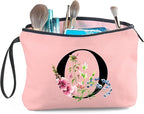Happy Birthday Friendship Bridesmaid Team Gifts for Employees Women Mom Girl Daughter Teenage Personalized Make up Cosmetic Bag Travel with Mirror Mothers Day Christmas Graduation O