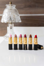 Essence Of Argan Dark Brown Lipstick for Cracked & Dry Lips - 100% Organic Argan & Jojoba Oil, Shea Butter & Aloe Vera - Hydrating & Deep Moisturizing Chocolate Brown Long Lasting Lipstick for Women