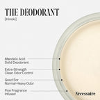 Nécessaire The Deodorant Hinoki | Natural Aluminum Free Deodorant For Women & Men. Extra Strength Treatment with Mandelic Acid. Free of Baking Soda, Ozokerite & Parabens (2x 75 g/2.5 oz)