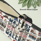 Inspired Western Makeup Bag Country Music Lovers Gift Vintage Western Decor Cowboy Cosmetic Bag for Fans Coworker Girls BFF Daughter Birthday Christmas Friendship Gifts for Women Friends