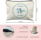 Yee Haw Cowgirl Makeup Bag - Perfect for Women's Western Gifts