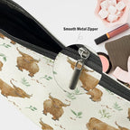 Cow Gifts, Cow Print Stuff Western Makeup Bag, Cosmetic Bag Travel Pouch, Graduation Birthday for Women Girls Daughter Sisters Coworker Best Friend Western Stuff