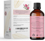 Avatra Rose Essential Oil 100ML (3.38 OZ) with Glass Dropper and Travel Bottle, Pure and Natural Therapeutic Grade Lavender Oil for Diffuser, Aromatherapy, Massage, and DIY Candle Products