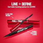 REVLON ColorStay Lash Serum + Liner, Waterproof Eyeliner, Stocking Stuffer for Her, Healthier Looking Eyelashes, Smudge-Resistant, 001 Blackest Black