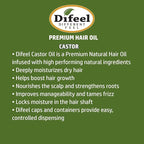 Difeel Premium 99% Natural Castor Hair Oil 7.1 ounce (2-Pack)