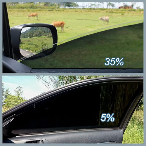 Automotive Window Film 70% VLT 24" in x 25'Ft - Ceramic Privacy Window Tint for Car, Blocks 99% UV & IR Rays, Heat Resistant Anti-Glare Film for Auto Windshield, Scratch Resistant Sun Shade Tint