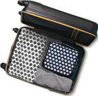 Travel Toiletry Bag for Women & Men Baseball Sports Blue Hanging Cosmetic Organizer Portable Waterproof Makeup Case Make Up Bag with Compartments Travel Essentials for Bathroom Shower