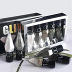 5 Pcs Liquid Eyeshadow Glitter Eyeliner Diamond Colorful Set with Shimmery and Waterproof Eye Shadow for Gift Eye Glitter Makeup (Type B)