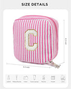 LETGO Small Makeup Bag for Women - Personalized Cute Makeup Pouch for Girlfriend Bridesmaid Wife | Cosmetic Travel Toiletry Bag for Friend | Birthday Gift Idea for Her Mom