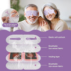 ProCIV 16 Packs Steam Eye Masks for Dry Eyes Self Heated Eye Mask Disposable Sleep Mask Soothing Headache Relief Dry,Hot Warm Compress for Stress Relief Relief Eye Fatigue, Spa Gifts