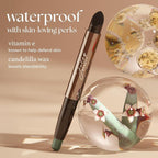 Julep Eyeshadow 101 Cream-to-Powder Waterproof Shadow Stick – Black Cherry Matte – Long-Lasting, Crease-Proof, Rich Toned Burgundy Matte Cream Eyeshadow with Built-in Smudger