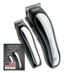 Wahl USA Clipper Rechargeable Lithium Ion Cordless Haircutting Clipper & Battery Trimming Combo Kit – Electric Clipper for Grooming Heads, Beards, & All Body Grooming – Model 79600-2101P