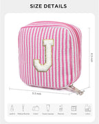 LETGO Unique Makeup Bag Cosmetic Bag, Pink Travel Toiletry Bag Sister Gifts Birthday Gifts Girlfriend Gifts for Women Her Makeup Storage Skincare Pouch