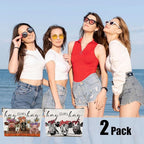 2pcs Funny Farm Animals Cow Stuff Western Makeup Bag, Farm Animals Cosmetic Bag Cow Gifts for Women Female Girls Sister BFF, Christmas Birthday Gift, Western Stuff Travel Toiletry Bags