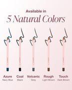 Mineral Fusion Eye Pencil (Black - Coal) - Eyeliner with Soothing Chamomile, Meadowfoam & Vitamin E - Smooth & Long Lasting, Hypoallergenic, Non-Irritating Eye Makeup