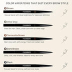 PARISBROW Slim Brow Pencil 5 Colors Set