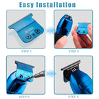 FX707Z Replacement Blades Compatible with BaBylissPRO FX787 & FX726 Trimmers, for Outlining Hair Trimmers (FX787) - blue
