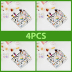 4pcs Volleyball Cosmetic Bag for Women, Volleyball Makeup Bag Pouch Accessories for Players Teams Stuff, Sport Party, Birthday Graduation Gifts for Her Women Friends