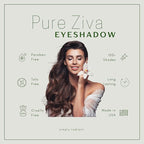 True Black Night Smokey 100 Pure Jet Black Eye Shimmer Pressed Powder Single Eyeshadow; Talc, Paraben & Cruelty Free