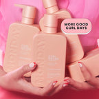 MONDAY HAIRCARE Curl Define Shampoo + Conditioner Set (2 Count) 12 oz Each Nourishes Curls, Tames Frizz, Coconut Oil and Shea Butter Enhance Shine, 100% Recyclable Bottle