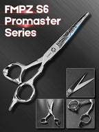 Hair Cutting Scissors Professional, 5.5" Barber Scissors, Hair Cutting Shears with 440C Steel - 60HRC Hardness Extremely Sharp with Ergonomic for Salon & Home Use - Zebra style
